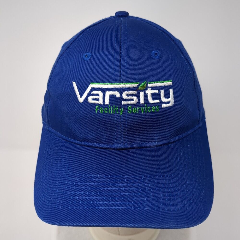 Varsity Facility Services Strapback Hat Blue One … - image 2